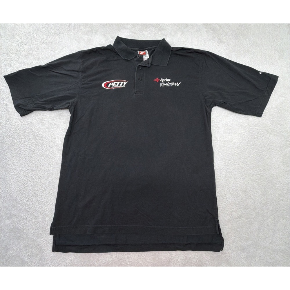 Nike Petty Enterprises Sprint Racing Polo Shirt Men's Size Large DRI-FIT # 45